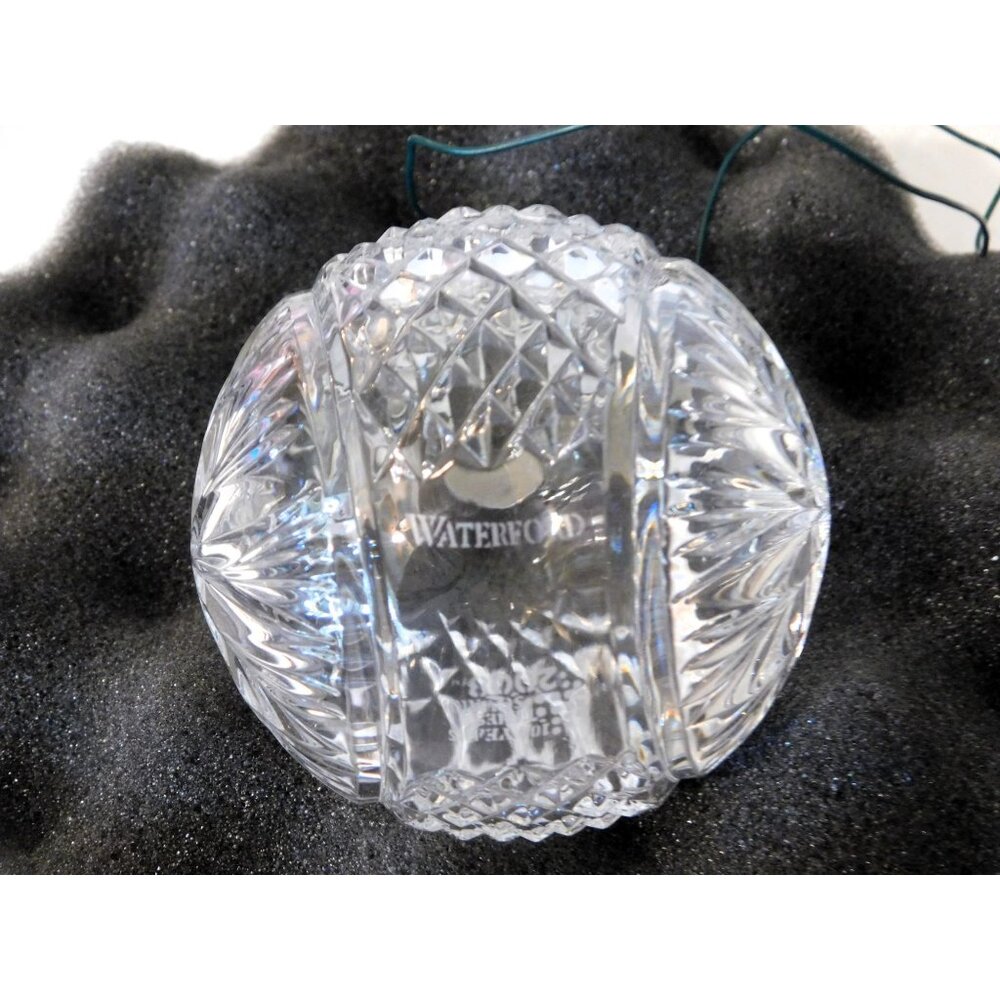 Waterford Crystal 2008 Ornament Times Square Ball 100th Anniversary LED Light Up - Picture 6 of 10
